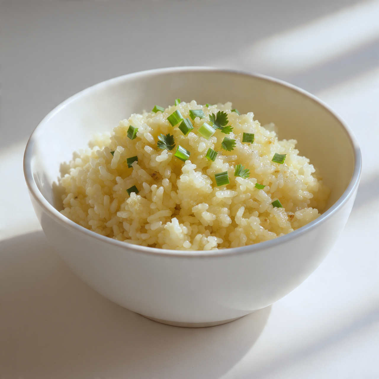 Cauliflower Rice with Mushrooms, Spinach, and Kale